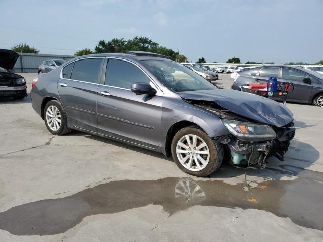 1HGCR2F83FA053372 - 2015 HONDA ACCORD EXL GRAY photo 4