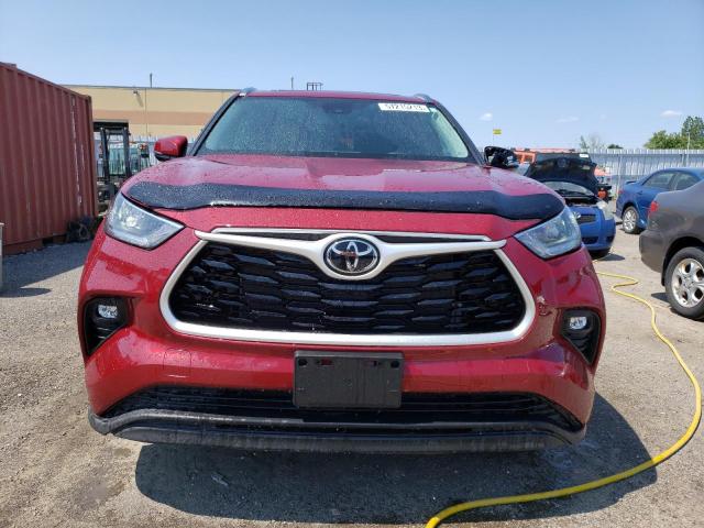 5TDGZRBH0MS553343 - 2021 TOYOTA HIGHLANDER XLE Qırmızı foto 5