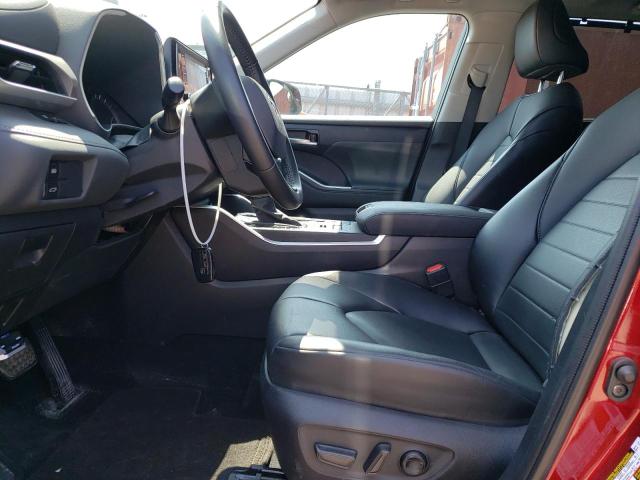5TDGZRBH0MS553343 - 2021 TOYOTA HIGHLANDER XLE Qırmızı foto 7
