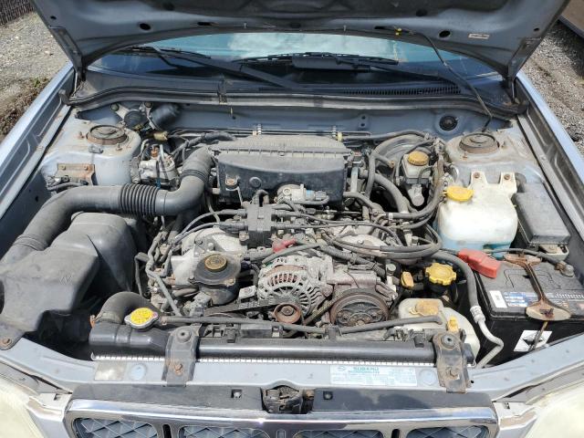 JF1SF65631H730811 - 2001 SUBARU FORESTER S ვერცხლისფერი ფოტო 12