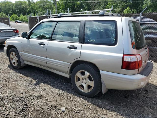 JF1SF65631H730811 - 2001 SUBARU FORESTER S ვერცხლისფერი ფოტო 2