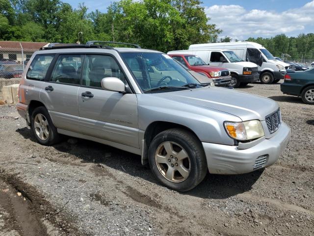 JF1SF65631H730811 - 2001 SUBARU FORESTER S ვერცხლისფერი ფოტო 4