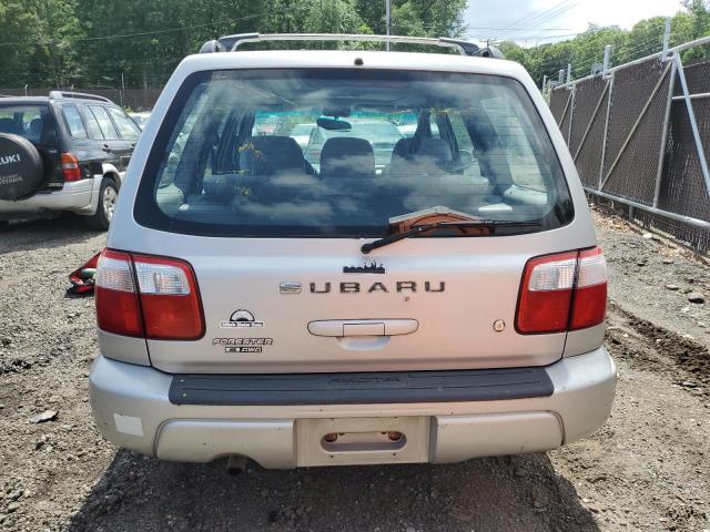 JF1SF65631H730811 - 2001 SUBARU FORESTER S ვერცხლისფერი ფოტო 6