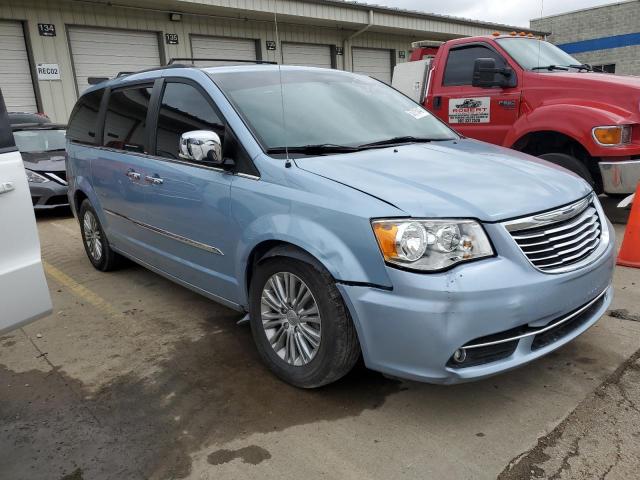 2C4RC1CG5DR623316 - 2013 CHRYSLER TOWN & COU TOURING L BLUE photo 4