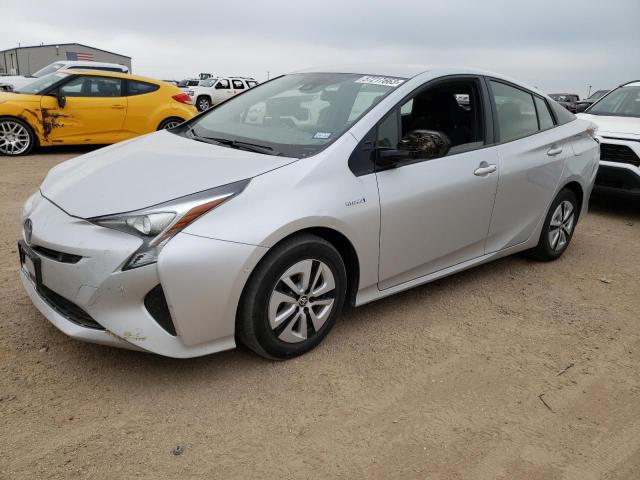 JTDKBRFU9J3073420 - 2018 TOYOTA PRIUS SILVER photo 1