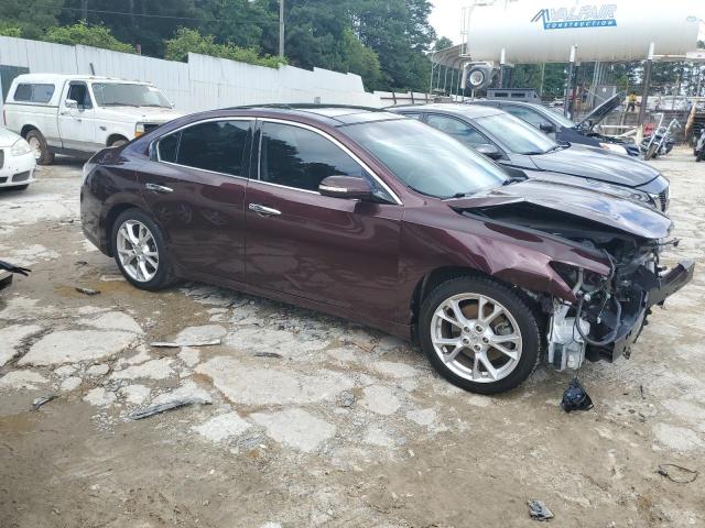 1N4AA5AP8EC482304 - 2014 NISSAN MAXIMA S BURGUNDY photo 4