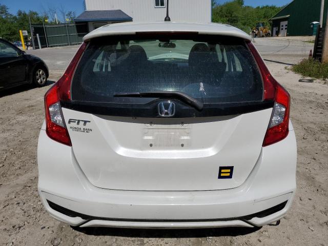 3HGGK5H40LM717062 - 2020 HONDA FIT LX WHITE photo 6