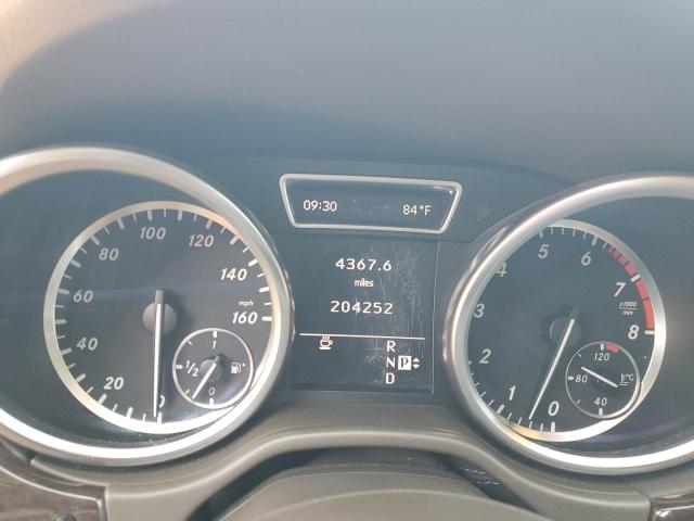 4JGDA5HB3CA016883 - 2012 MERCEDES-BENZ ML 350 4MATIC BLACK photo 9
