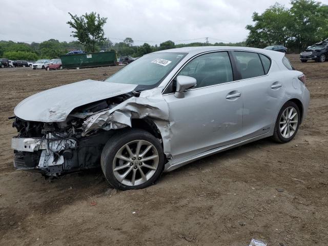 JTHKD5BH8C2111206 - 2012 LEXUS CT 200 SILVER photo 1