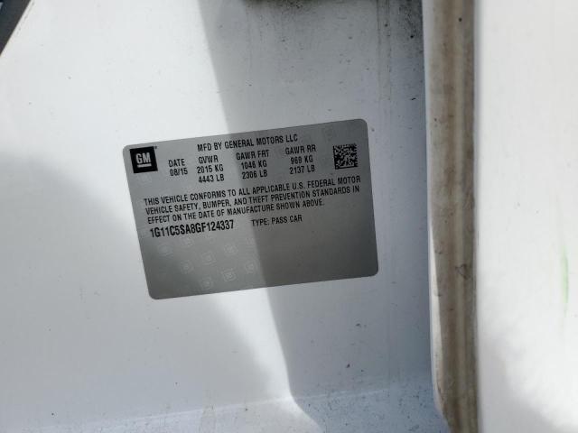 1G11C5SA8GF124337 - 2016 CHEVROLET MALIBU LIM LT 白色 照片 13