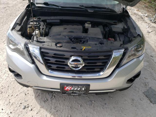 5N1DR2MM6HC651574 - 2017 NISSAN PATHFINDER S SILVER photo 12