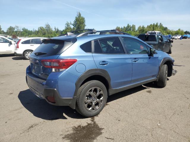 JF2GTHSC1NH264396 - 2022 SUBARU CROSSTREK SPORT BLUE photo 3