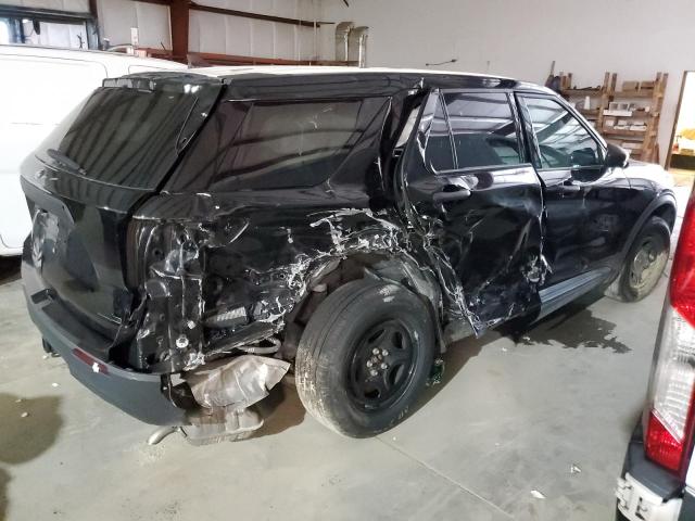 1FM5K8AW4MNA14408 - 2021 FORD EXPLORER POLICE INTERCEPTOR BLACK photo 3