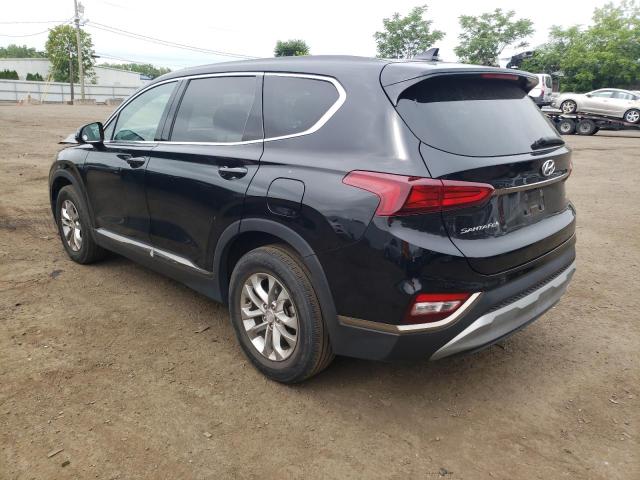 5NMS3CADXKH007513 - 2019 HYUNDAI SANTA FE SEL BLACK photo 2