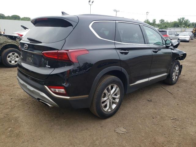 5NMS3CADXKH007513 - 2019 HYUNDAI SANTA FE SEL BLACK photo 3