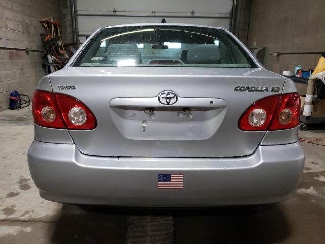 1NXBR32E65Z487354 - 2005 TOYOTA COROLLA CE SILVER photo 6