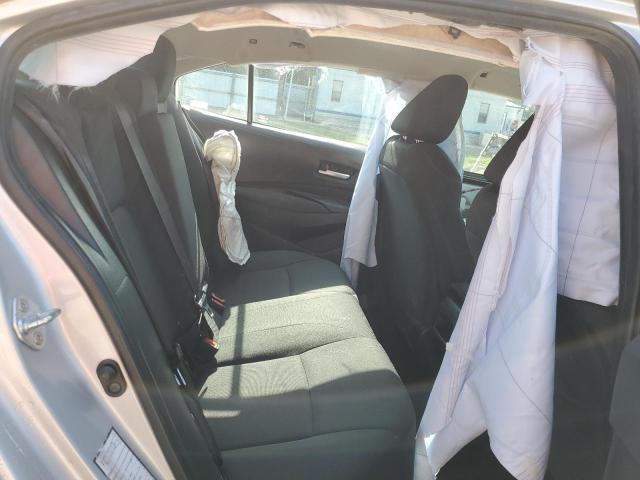 5YFEPMAE3MP232753 - 2021 TOYOTA COROLLA LE ვერცხლისფერი ფოტო 10