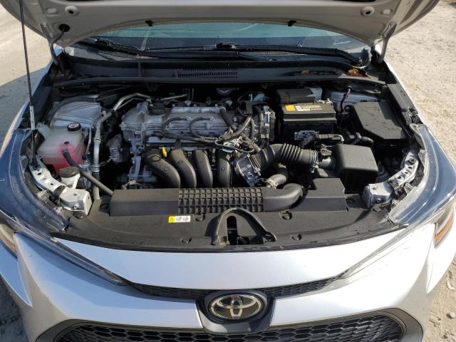 5YFEPMAE3MP232753 - 2021 TOYOTA COROLLA LE ვერცხლისფერი ფოტო 11