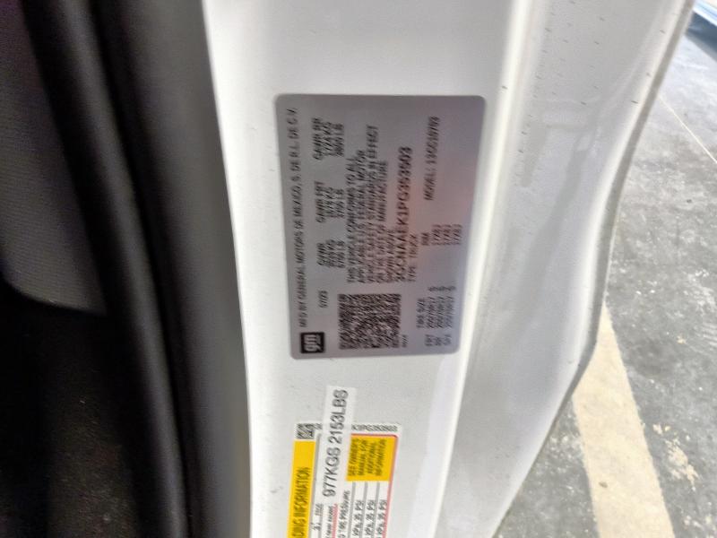 3GCNAAEK1PG353503 - 2023 CHEVROLET SILVERADO C1500 白色 照片 12