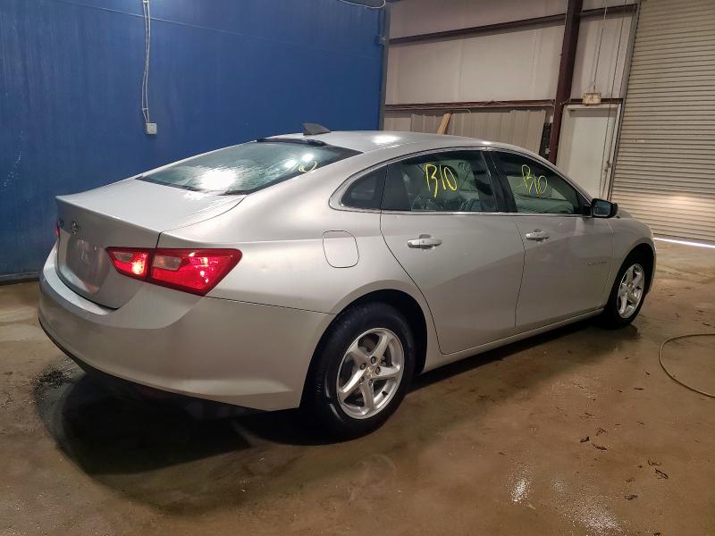 1G1ZB5ST3JF284821 - 2018 CHEVROLET MALIBU LS Gümüş fotoğraf 3