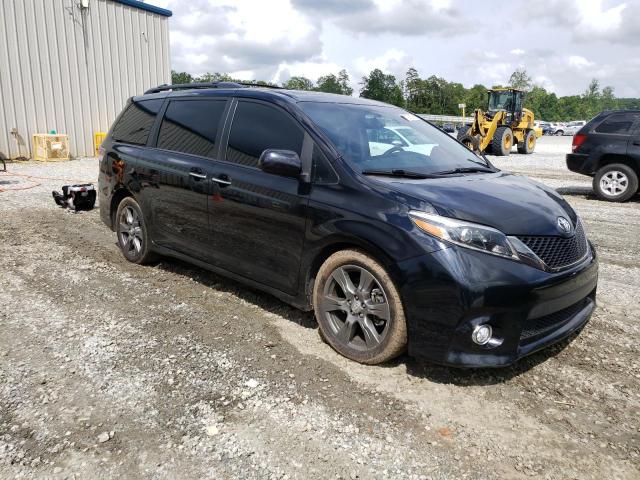 5TDXZ3DC5HS885167 - 2017 TOYOTA SIENNA SE BLACK photo 4