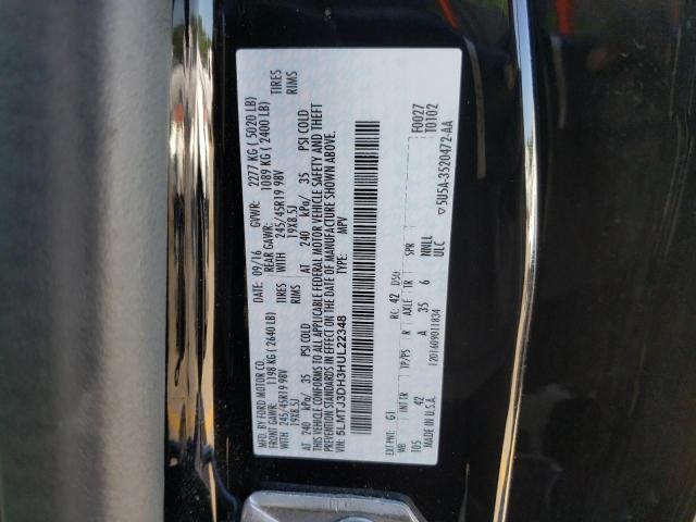 5LMTJ3DH3HUL22348 - 2017 LINCOLN MKC RESERVE Qara foto 10