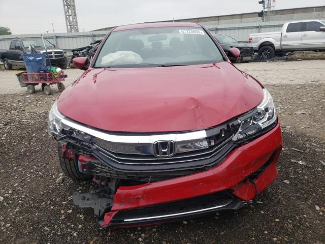 1HGCR2F15HA258066 - 2017 HONDA ACCORD SPORT SPECIAL EDITION RED photo 5