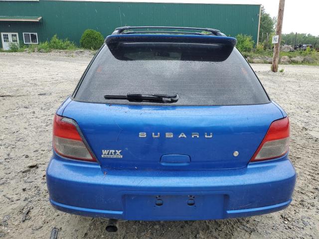 JF1GG29642G835564 - 2002 SUBARU IMPREZA WRX BLUE photo 6