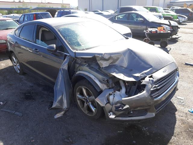 3FA6P0G79GR155767 - 2016 FORD FUSION S GRAY photo 1