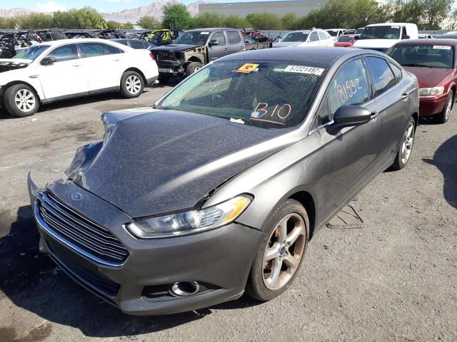 3FA6P0G79GR155767 - 2016 FORD FUSION S GRAY photo 2