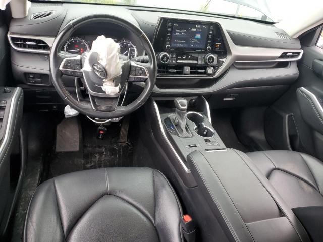 5TDGZRAH3NS544221 - 2022 TOYOTA HIGHLANDER XLE BLUE photo 8