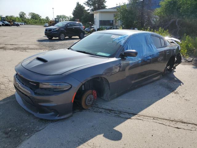 2C3CDXCT7MH587481 - 2021 DODGE CHARGER R/T GRAY photo 1