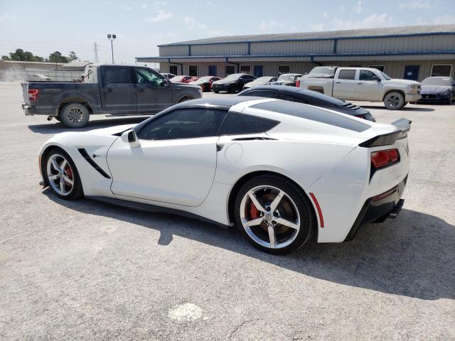 1G1YD2D75E5103802 - 2014 CHEVROLET CORVETTE STINGRAY 2LT WHITE photo 2