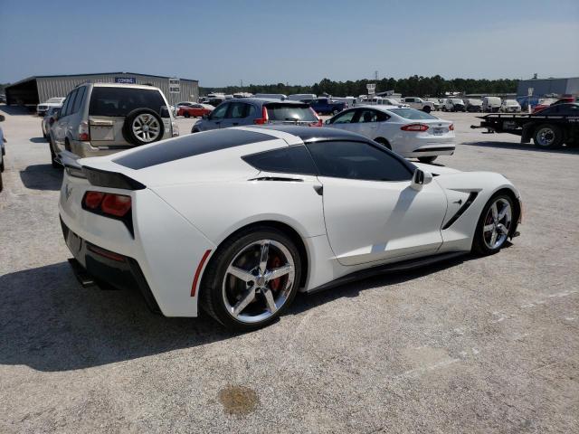 1G1YD2D75E5103802 - 2014 CHEVROLET CORVETTE STINGRAY 2LT WHITE photo 3