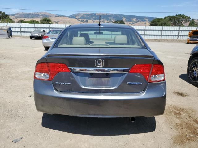 JHMFA36249S010600 - 2009 HONDA CIVIC HYBRID GRAY photo 6