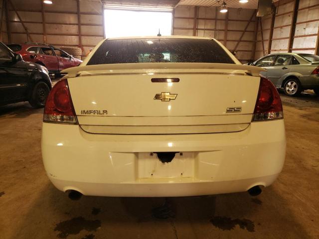 2G1WD58C289156187 - 2008 CHEVROLET IMPALA SUPER SPORT WHITE photo 6