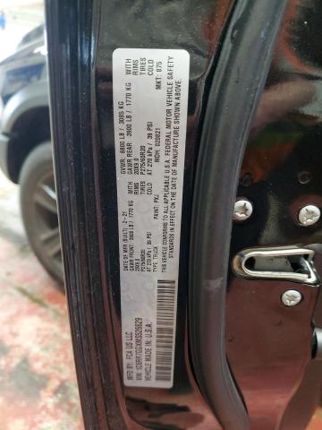 1C6RR7GGXMS526629 - 2021 RAM 1500 CLASS SLT შავი ფოტო 12