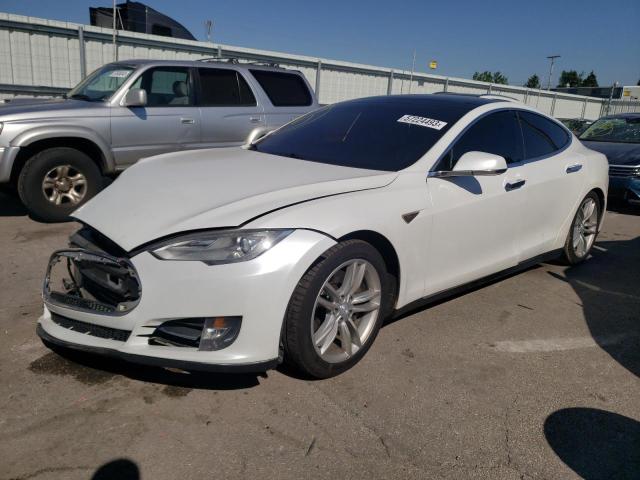 5YJSA1CN0DFP03432 - 2013 TESLA MODEL S Սպիտակ լուսանկար 1