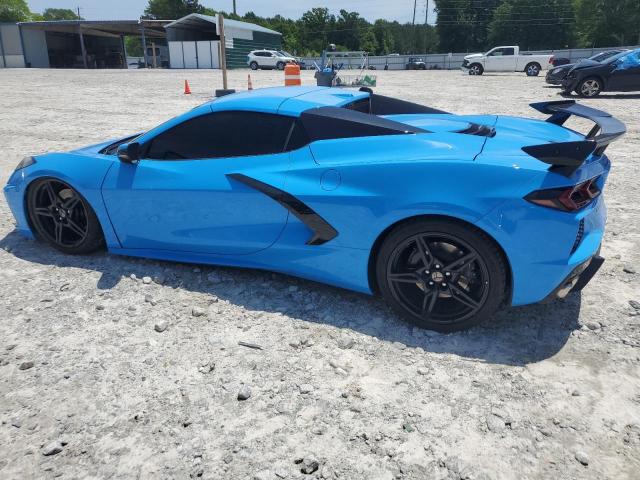 1G1YA3D43M5115014 - 2021 CHEVROLET CORVETTE STINGRAY 1LT BLUE photo 2