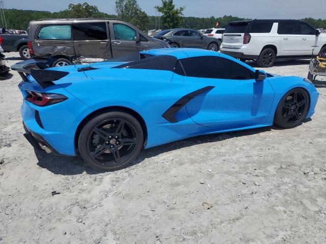 1G1YA3D43M5115014 - 2021 CHEVROLET CORVETTE STINGRAY 1LT BLUE photo 3