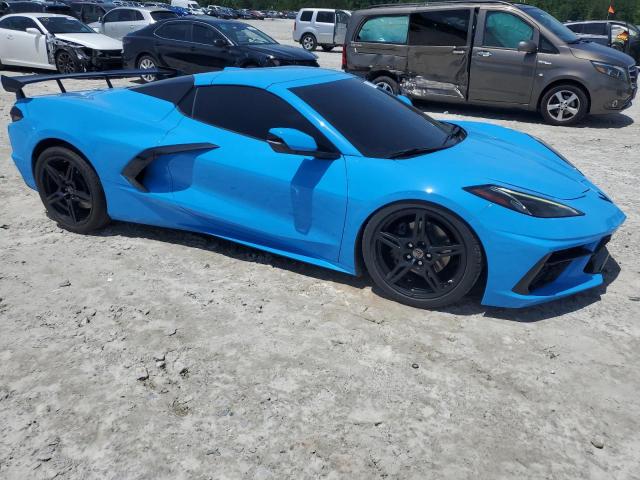 1G1YA3D43M5115014 - 2021 CHEVROLET CORVETTE STINGRAY 1LT BLUE photo 4