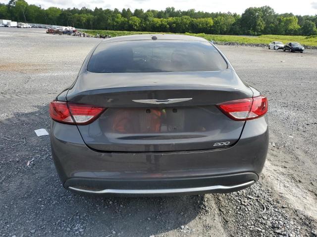 1C3CCCAB3FN696925 - 2015 CHRYSLER 200 LIMITED GRAY photo 6