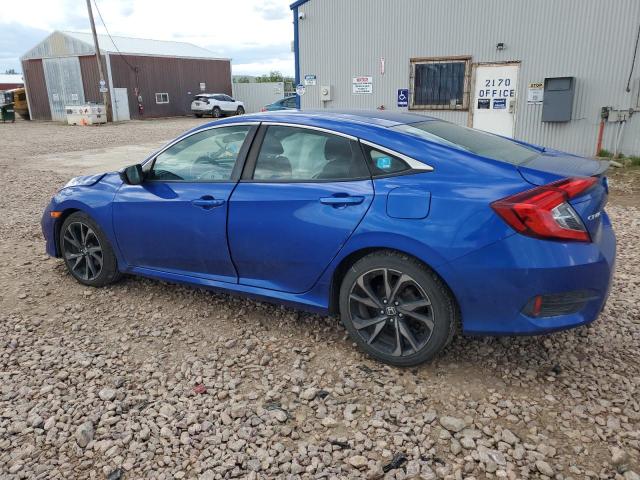 2HGFC2F85KH601446 - 2019 HONDA CIVIC SPORT 蓝色 照片 2