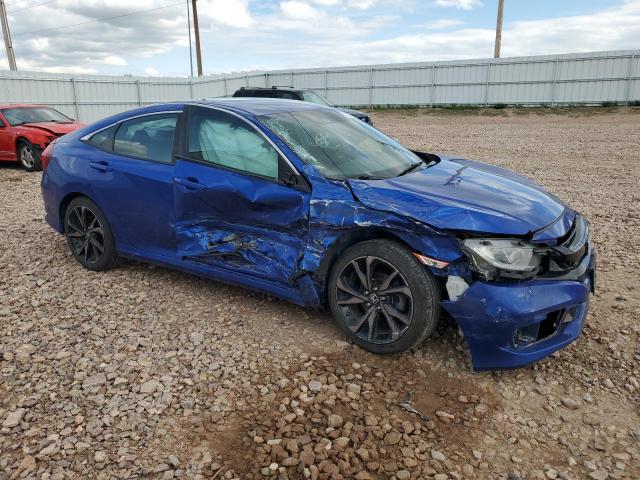 2HGFC2F85KH601446 - 2019 HONDA CIVIC SPORT 蓝色 照片 4