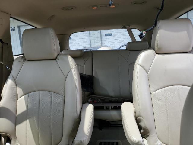 5GAKRCEDXBJ197740 - 2011 BUICK ENCLAVE CXL WHITE photo 10