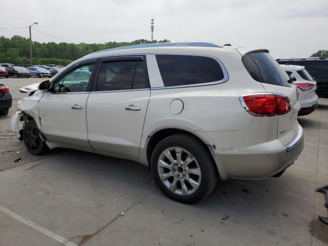 5GAKRCEDXBJ197740 - 2011 BUICK ENCLAVE CXL WHITE photo 2