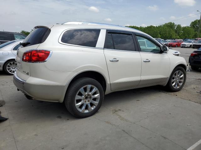 5GAKRCEDXBJ197740 - 2011 BUICK ENCLAVE CXL WHITE photo 3