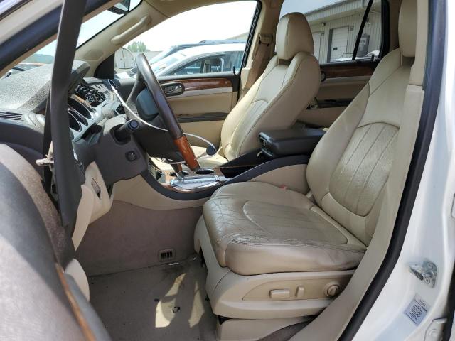 5GAKRCEDXBJ197740 - 2011 BUICK ENCLAVE CXL WHITE photo 7