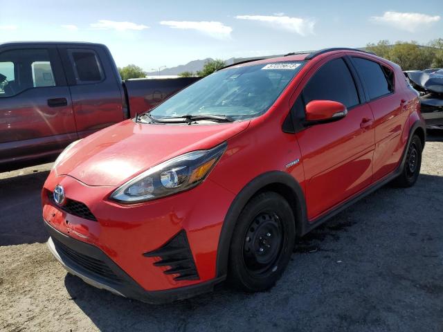 JTDKDTB30J1601510 - 2018 TOYOTA PRIUS C RED photo 1