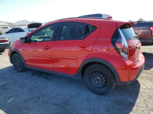 JTDKDTB30J1601510 - 2018 TOYOTA PRIUS C RED photo 2